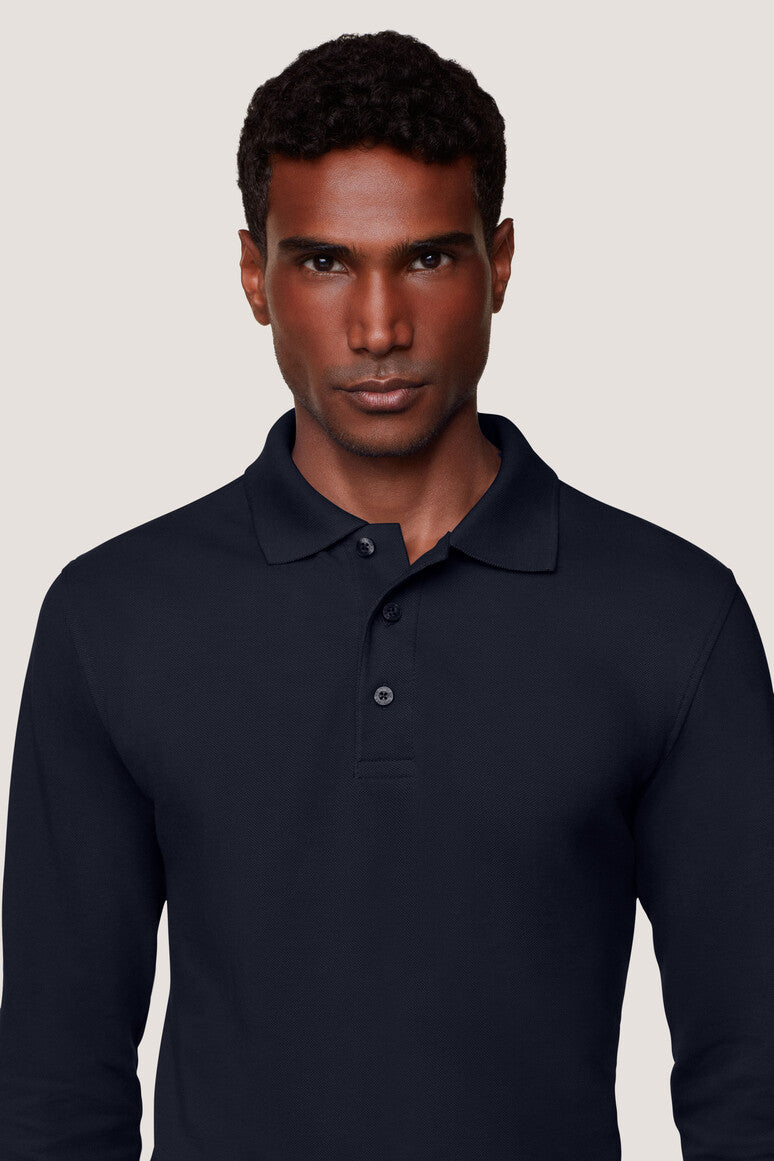 HAKRO Longsleeve-Poloshirt Classic