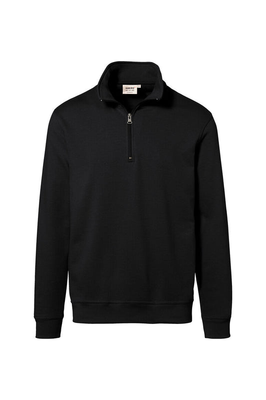 HAKRO Zip-Sweatshirt Premium – Schwarz