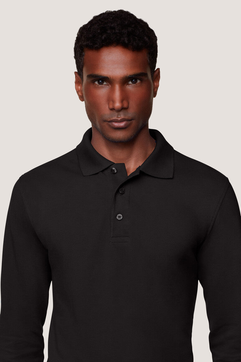 HAKRO Longsleeve-Poloshirt Classic