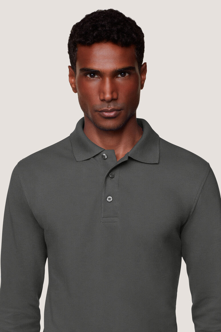 HAKRO Longsleeve-Poloshirt Classic